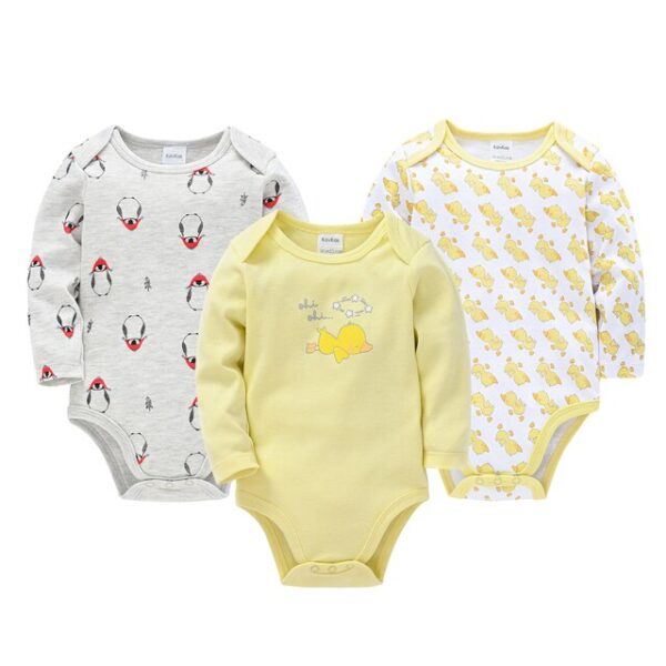 Kit com 3 bodies manga comprida para menina. - Image 6