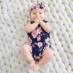 Bore floral e bandana menina.