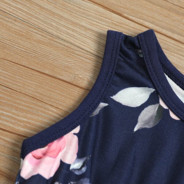 Bore floral e bandana menina. - Image 5