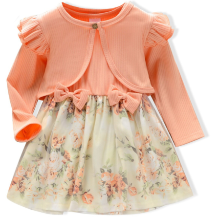 Conjunto Vestido + Cardigan